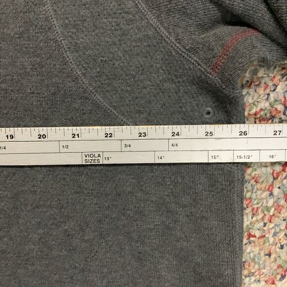 Tommy Bahama Gray Wine Reversible 1/4 Zip Long Sleeve Pullover Sweater Size 2XL - Picture 14 of 15